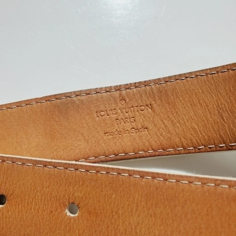 Louis Vuitton Damier Azur Belt size 38